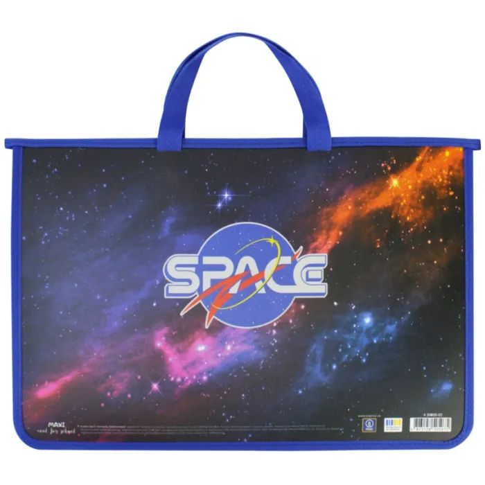 Папка - портфель Maxi А4 пластиковый на молнии (MX30000-02)