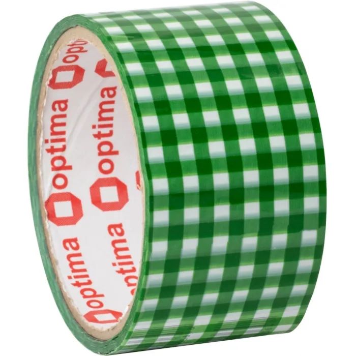 Скотч Optima 48 мм х 20 м, Tartan зеленый (O45364)