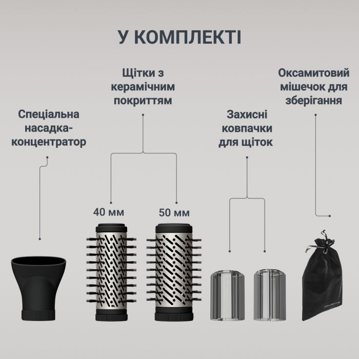 Фен-щетка Rowenta UB9530F0 изображение 6