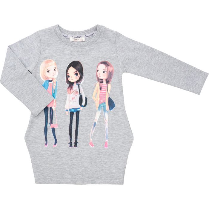 Платье детское Breeze с карманами (16593-116G-gray)