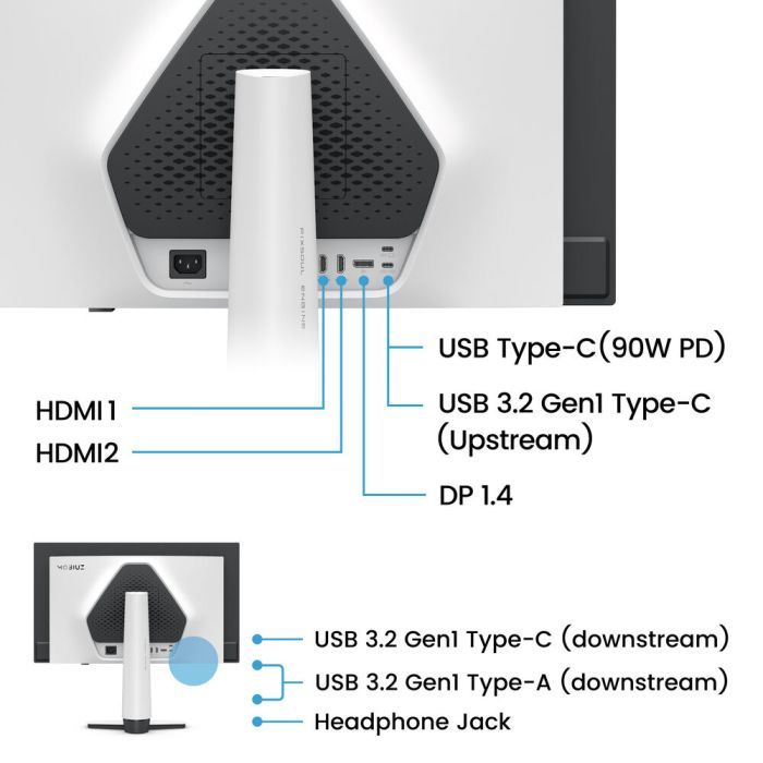 Монитор BenQ EX271UZ White изображение 10