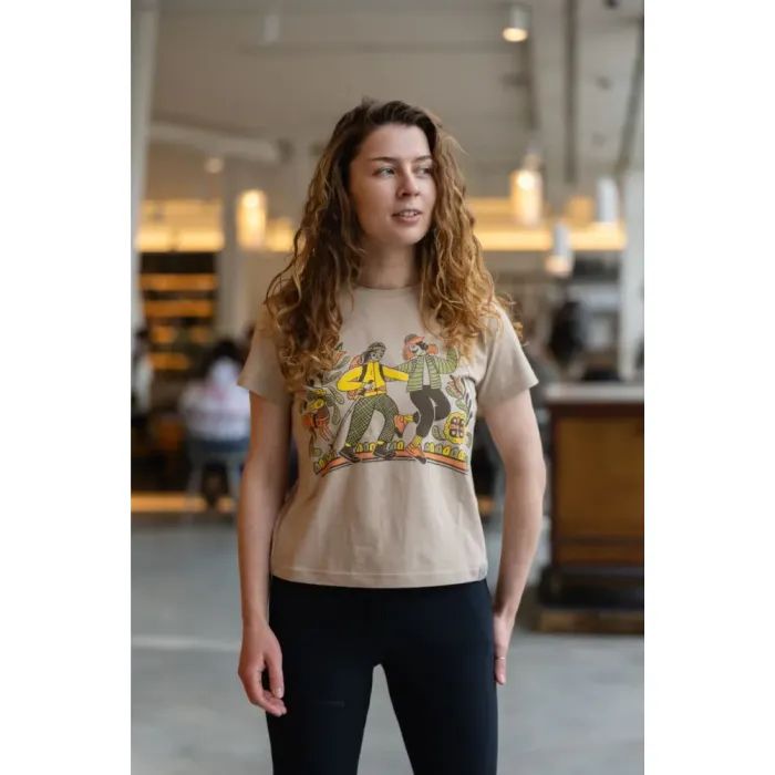 Футболка Turbat Kosiv Wmn light taupe - XS - бежевий (012.004.5740) зображення 3