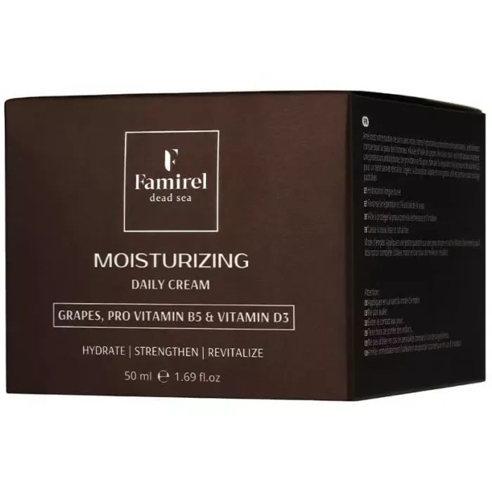 Крем для лица Famirel Men Moisturizing Daily Cream Увлажняющий 50 мл (7290114084871) изображение 3