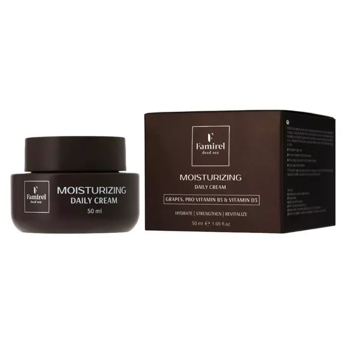 Крем для лица Famirel Men Moisturizing Daily Cream Увлажняющий 50 мл (7290114084871) изображение 4