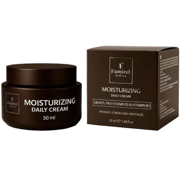 Крем для лица Famirel Men Moisturizing Daily Cream Увлажняющий 50 мл (7290114084871) изображение 5