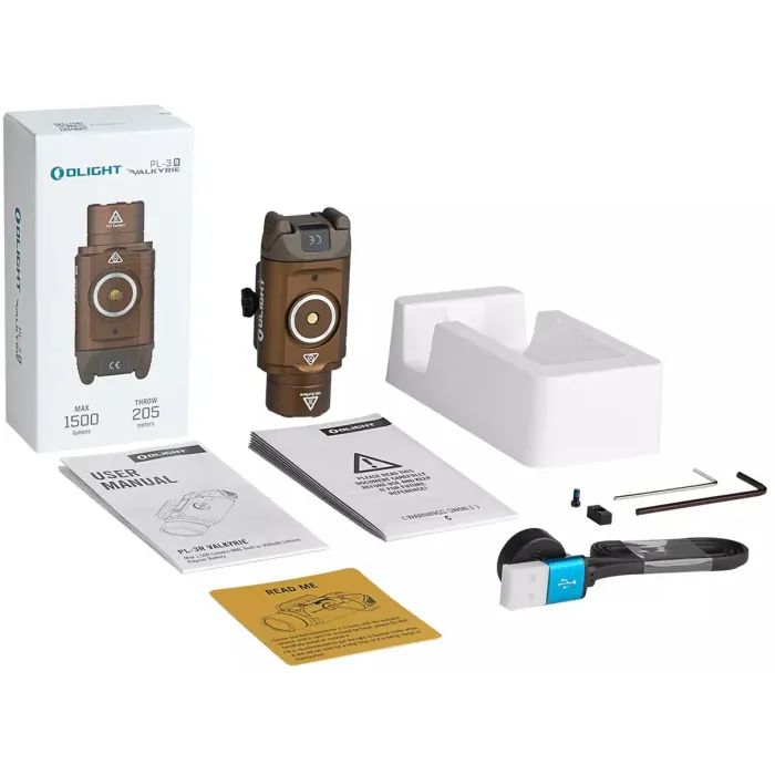 Фонарь Olight PL-3R Valkyrie Desert Tan (0.0002.0085) изображение 9