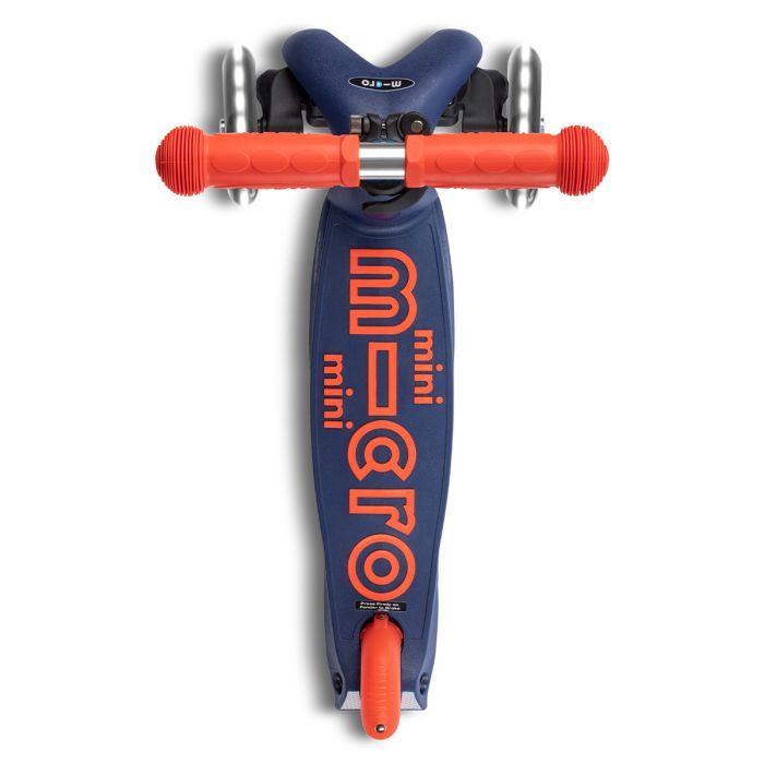 Самокат Micro Mini Deluxe Foldable LED" складний Синій" (MMD196) зображення 6