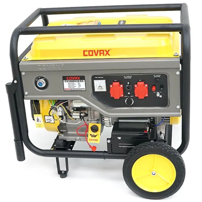 Генератор COVAX CV10000LD-E2, 7.0kW, 220V, 50Hz, DC12V, 18HP, ручной/электро стартер, 25L (CV10000LD-E2) изображение 3