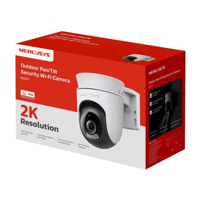 Камера відеоспостереження Mercusys IP-Камера MERCUSYS MC510 3MP N300 microSD motion detection, зовнішня (MC510) зображення 10