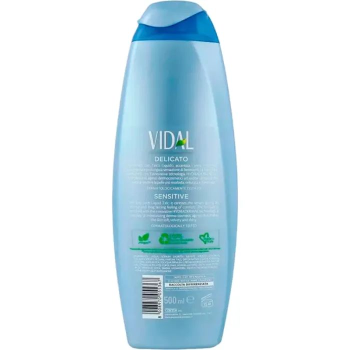 Гель для душа Vidal Talco Liquido Shower Gel Нежность пудры 500 мл (8008970055367) изображение 2