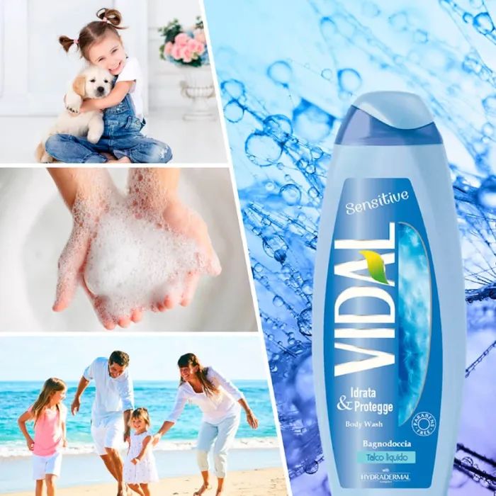 Гель для душа Vidal Talco Liquido Shower Gel Нежность пудры 500 мл (8008970055367) изображение 5