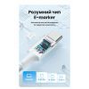 Дата кабель USB-C to USB-C 2.0m PD100W 5A braided L502 white Ugreen (35221) изображение 8
