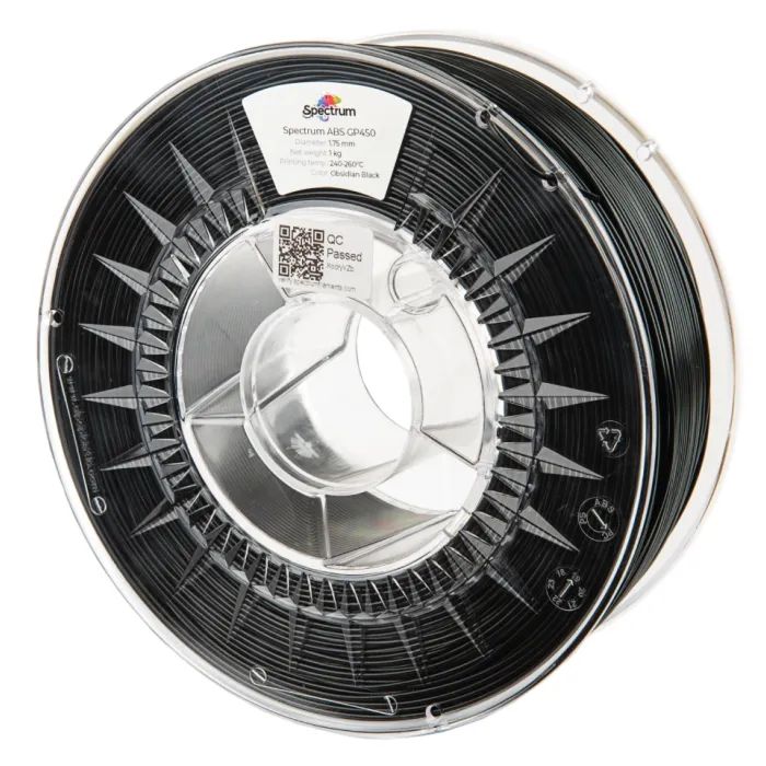 Пластик для 3D-принтера Spectrum ABS GP450 1.75mm 1kg OBSIDIAN BLACK (80348)