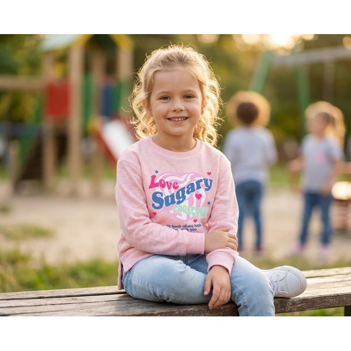 Кофта детская Breeze с сердцем (17957-140G-peach) изображение 4