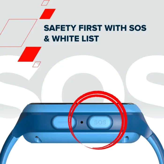 Смарт-годинник Canyon ZEFIR KW-49 E-SIM 4G GPS Blue Дитячий смарт-годинник (CNE-KW49BL) зображення 10