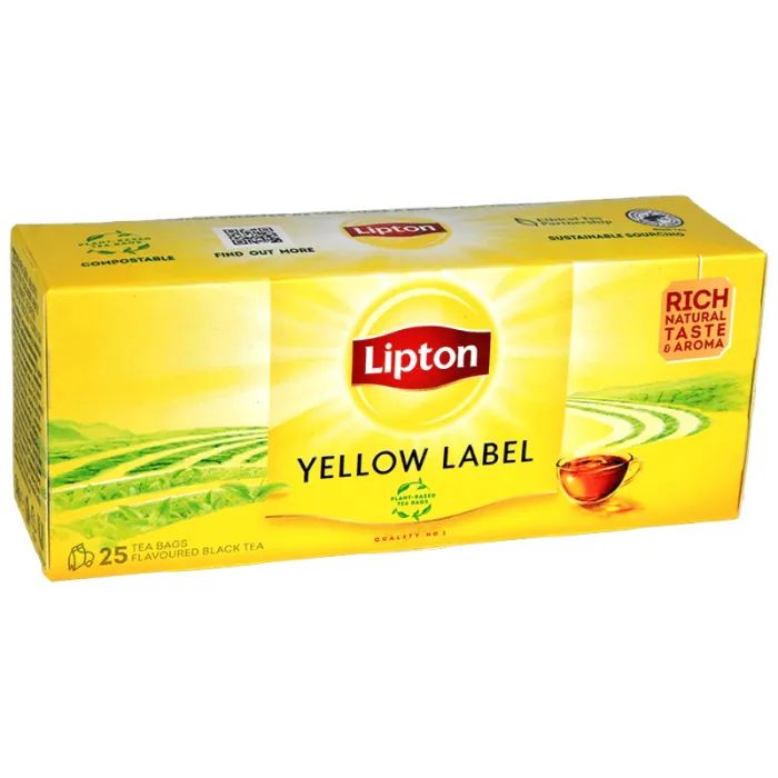 Чай Lipton Yellow Label 25 пакетиков (8717163825976)
