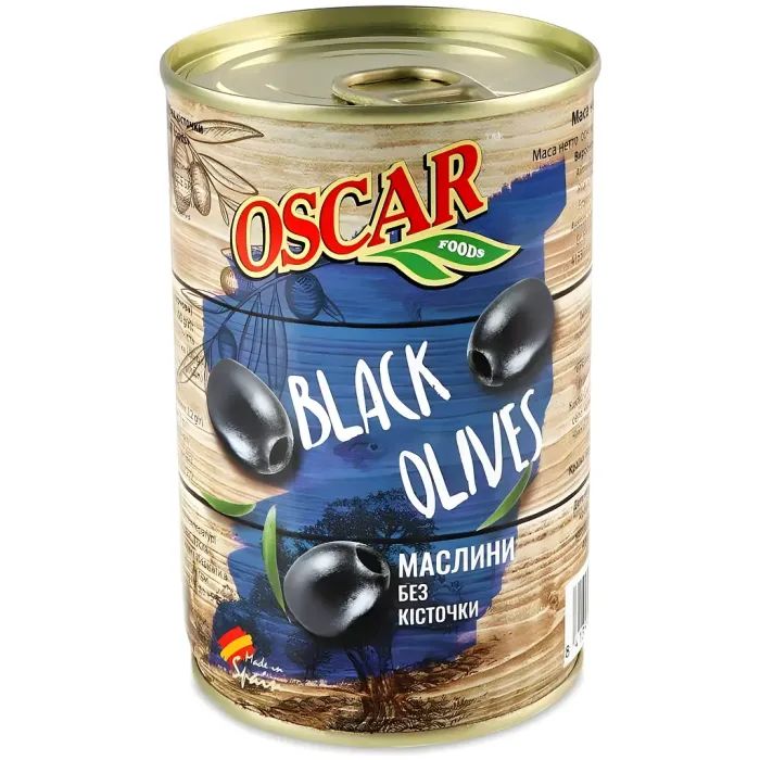 Овощная консервация Oscar foods Маслины без косточки 300 г (8413552051475)