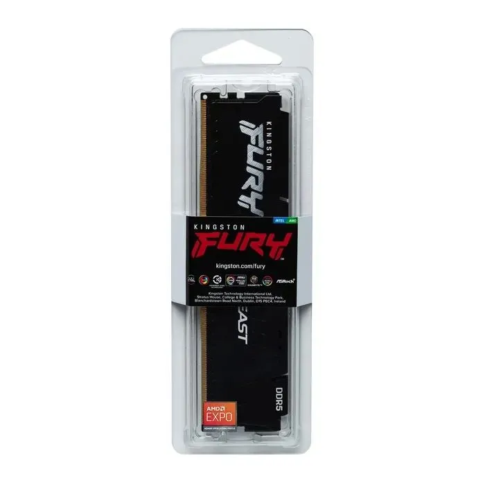 Модуль памяти для компьютера DDR5 8GB 6000 MHz Beast AM5 Black Fury (KF560C36BBE-8) изображение 4