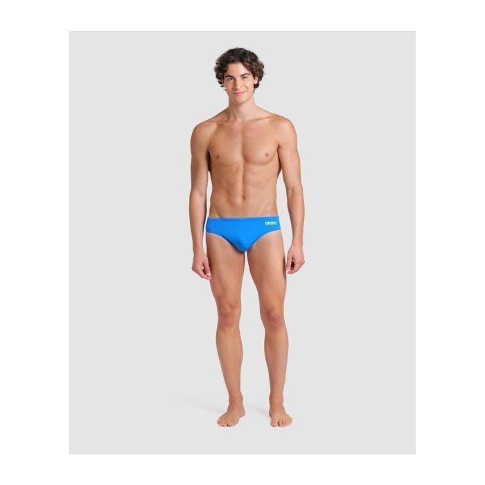 Плавки Arena Team Swim Briefs Solid 004773-504 темно-сірий 75 (3468337617723) изображение 3
