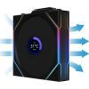Кулер для корпуса Lian Li UNI Fan TL WIRELESS LCD 120-1, Black (G99.12TLLCD1W1B.00) изображение 7