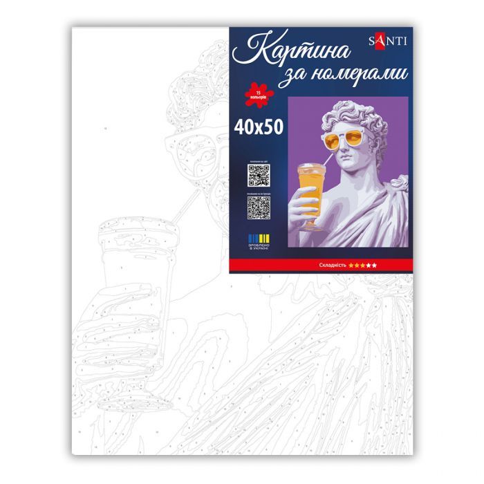 Картина по номерам Santi Грецький Бог 40х50 см (955774) зображення 2