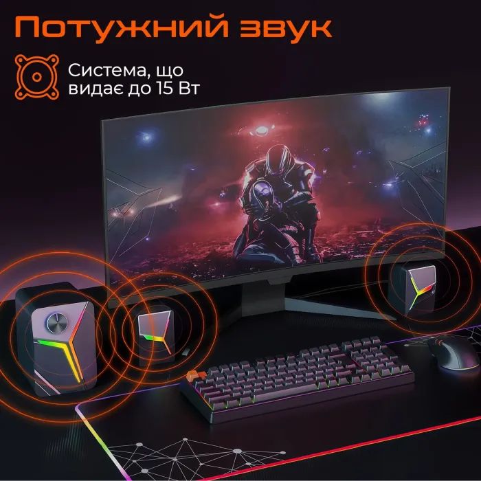 Акустическая система Meetion SP2111 Black (MT-SP2111BT-A) изображение 2