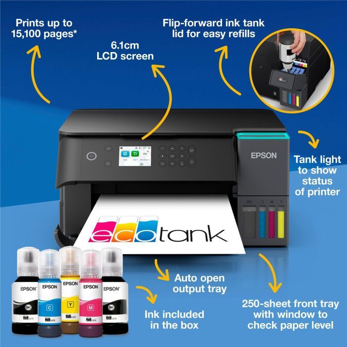 Многофункциональное устройство Epson L6360 WiFi (C11CL42402) изображение 5