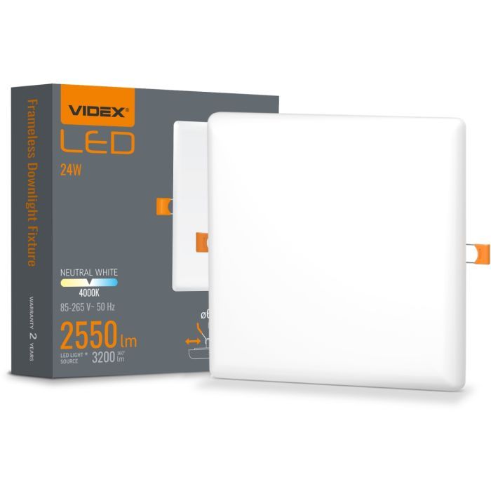 Світильник Videx VLE-DLFS-244 24W 4000K (VLE-DLFS-244) зображення 2