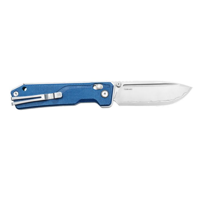 Нож SRM Rubik 7228B 140Cr, Blue Micarta, Stonewash (7228B-ME2) изображение 2