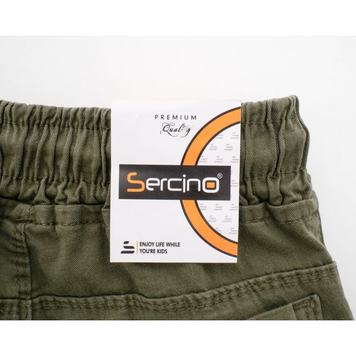 Шорты детские Sercino с накладными карманами (24282-98B-green) изображение 7