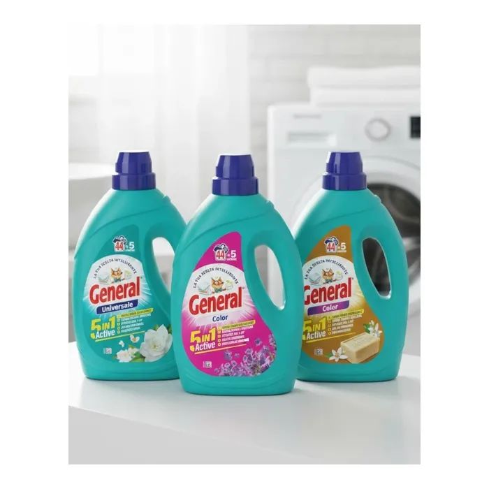 Гель для стирки General 5-в-1 Универсальный 1.98 л (8001990039041) изображение 4