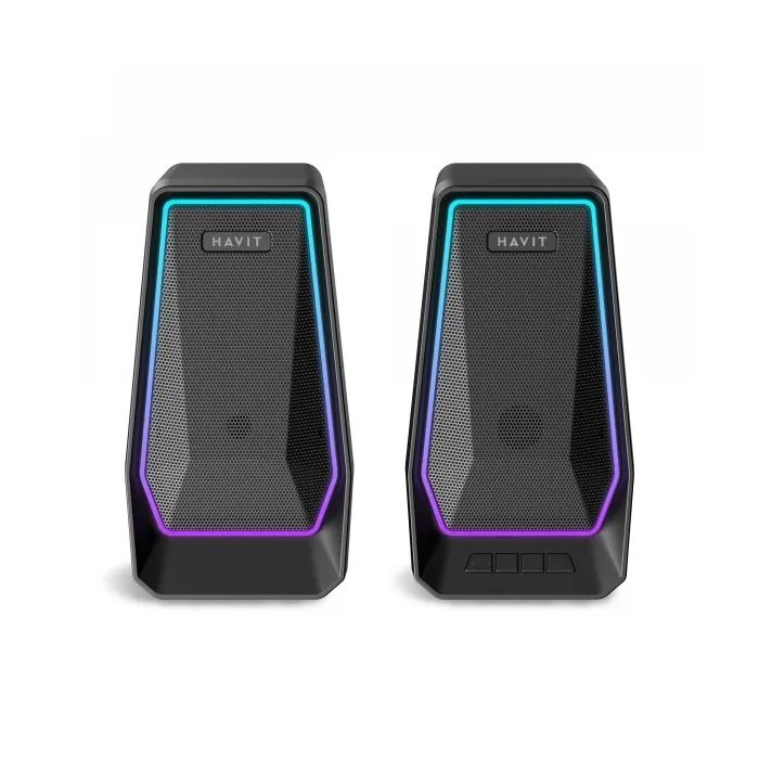 Акустическая система Havit SK769BT 10W RGB USB Black (6939119050139) изображение 3