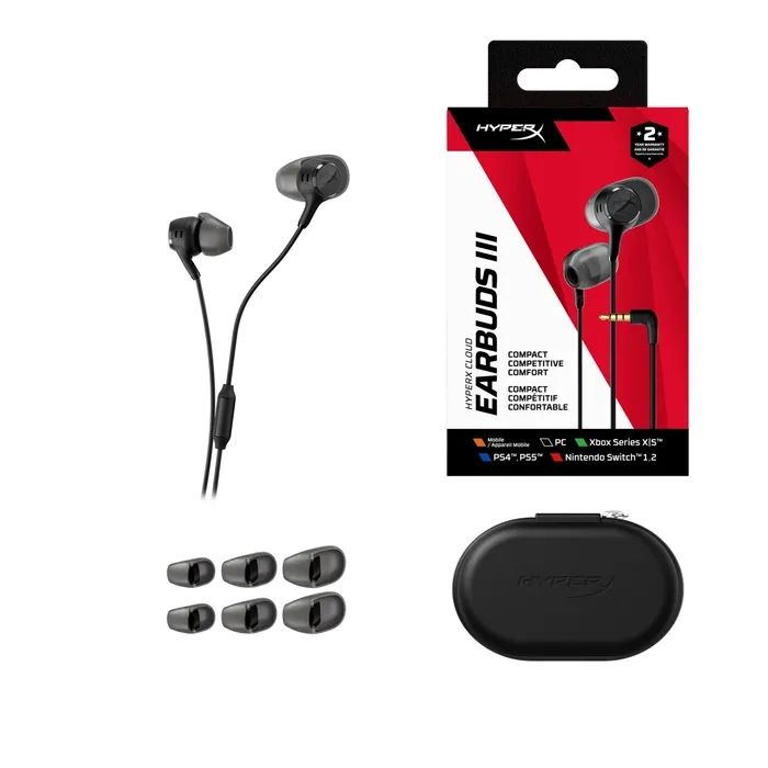 Навушники HyperX Cloud Earbuds III Wired Red (BN7S0AA) зображення 11