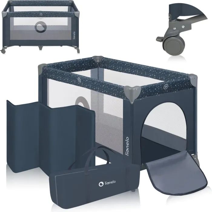 Детский манеж Lionelo Stefi BLACK CARBON (LO-STEFI BLACK CARBON) изображение 7
