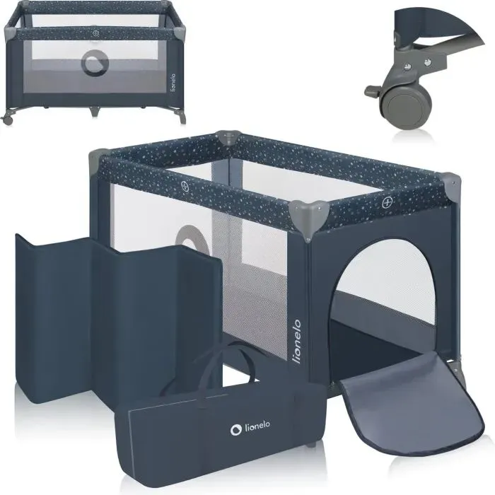 Детский манеж Lionelo Stefi BLUE GREY (LO-STEFI BLUE GREY) изображение 7