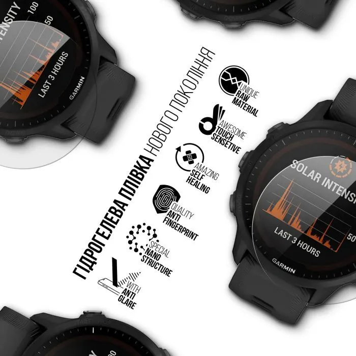 Плівка захисна Armorstandart Matte hydrogel Garmin Forerunner 955 6 pcs (ARM92016) зображення 2