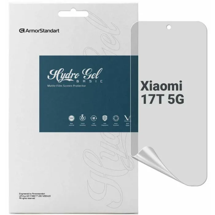 Плівка захисна Armorstandart Matte hydrogel Xiaomi 17T 5G (ARM90941)