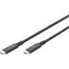 Дата кабель USB-C to USB-C 1.0m USB4 Thunderbolt 3 240W 8K60Hz black Digitus (AK-300343-008-S)