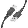 Дата кабель USB 2.0 AM to USB-C 1.0m silicone X101 Assistant black HOCO (6942007604079)