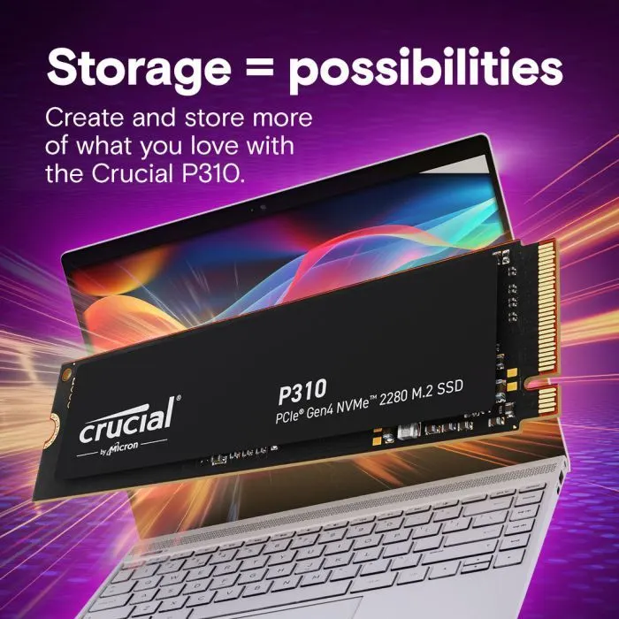 Накопитель SSD M.2 2280 4TB P310 Micron (CT4000P310SSD8) изображение 6