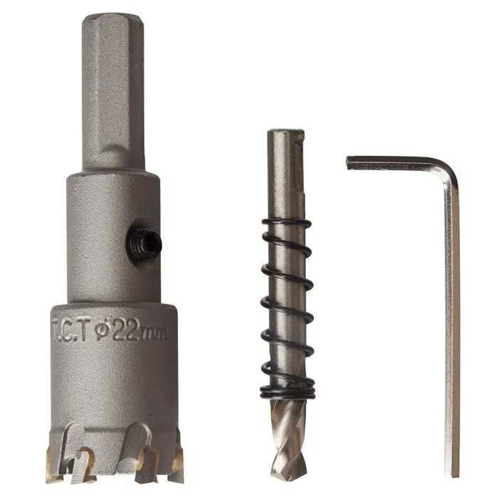 Сверло Alloid Base, корончате, твердосплавне, по металу, 22мм (TS-10022) изображение 3