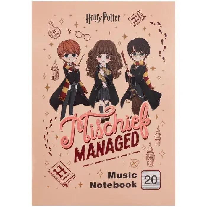 Тетрадь Kite для нот Harry Potter A4, 20 листов (HP26-404)