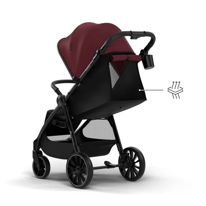 Коляска Kinderkraft Grande 2 Burgundy (KSGRAN02BRG0000) (5902533929573) зображення 4