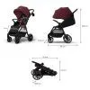 Коляска Kinderkraft Grande 2 Burgundy (KSGRAN02BRG0000) (5902533929573) зображення 5
