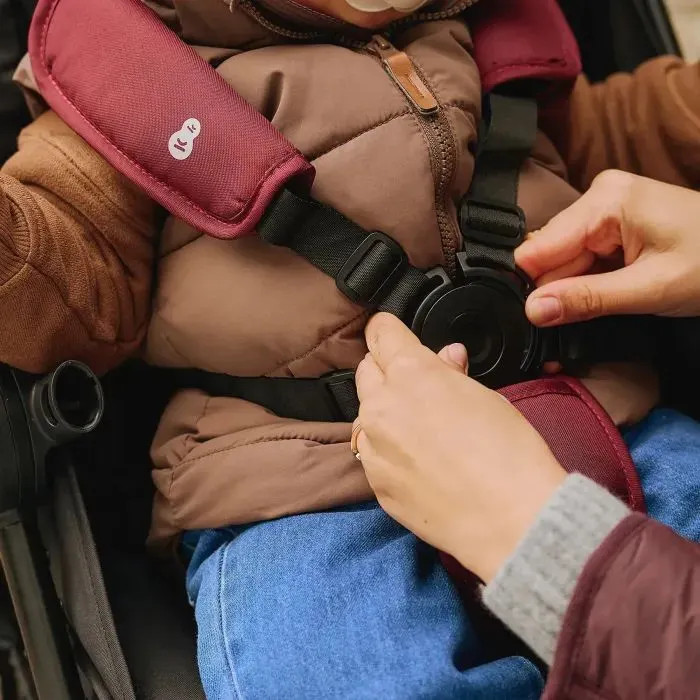 Коляска Kinderkraft Grande 2 Burgundy (KSGRAN02BRG0000) (5902533929573) зображення 8