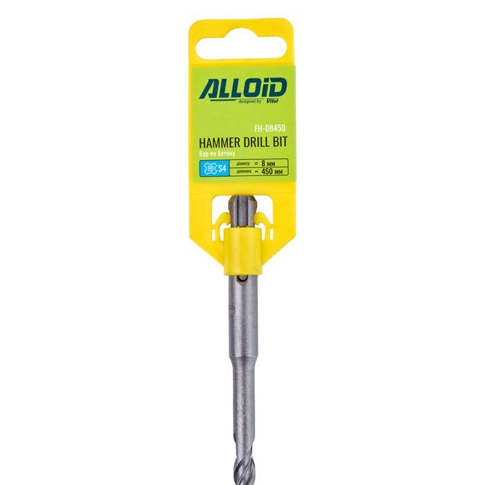 Бур Alloid по бетону, SDS-plus, S4, 10450мм (FH-10450) изображение 6