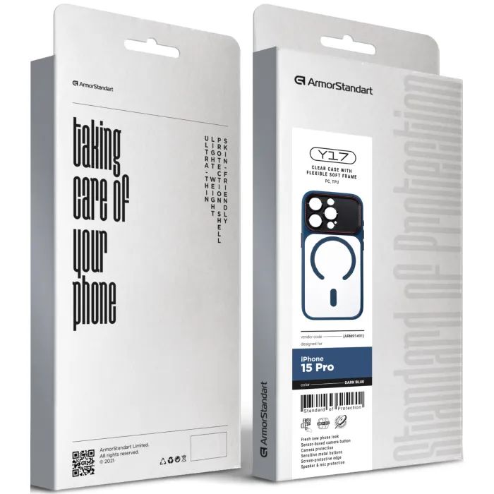 Чехол для мобильного телефона Armorstandart Y17 MagCase Apple iPhone 15 Pro Black (ARM91490) изображение 3