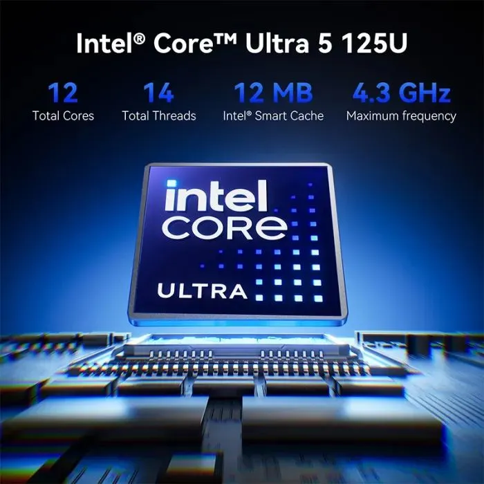 Комп'ютер Geekom IT12 MAX / Ultra5 125U, 16, 500, WIN11 Pro (GMIT12MAXU5125ULP-16500-EU) зображення 3