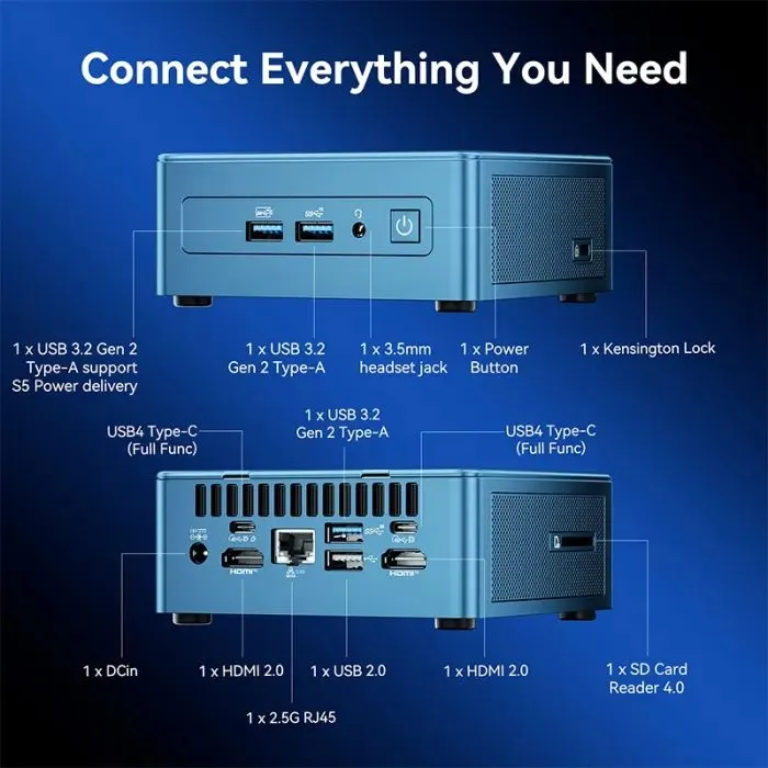 Комп'ютер Geekom IT12 MAX / Ultra5 125U, 16, 500, WIN11 Pro (GMIT12MAXU5125ULP-16500-EU) зображення 8