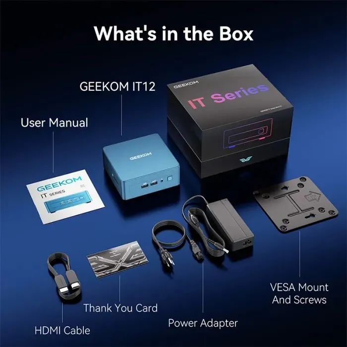 Комп'ютер Geekom IT12 MAX / Ultra5 125U, 16, 500, WIN11 Pro (GMIT12MAXU5125ULP-16500-EU) зображення 9